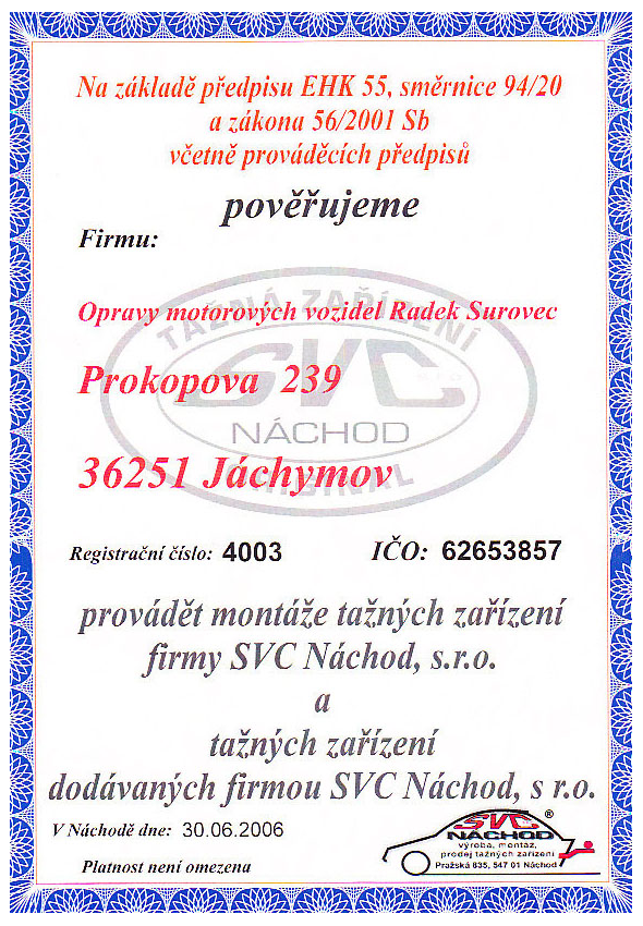 Certifikt SVC